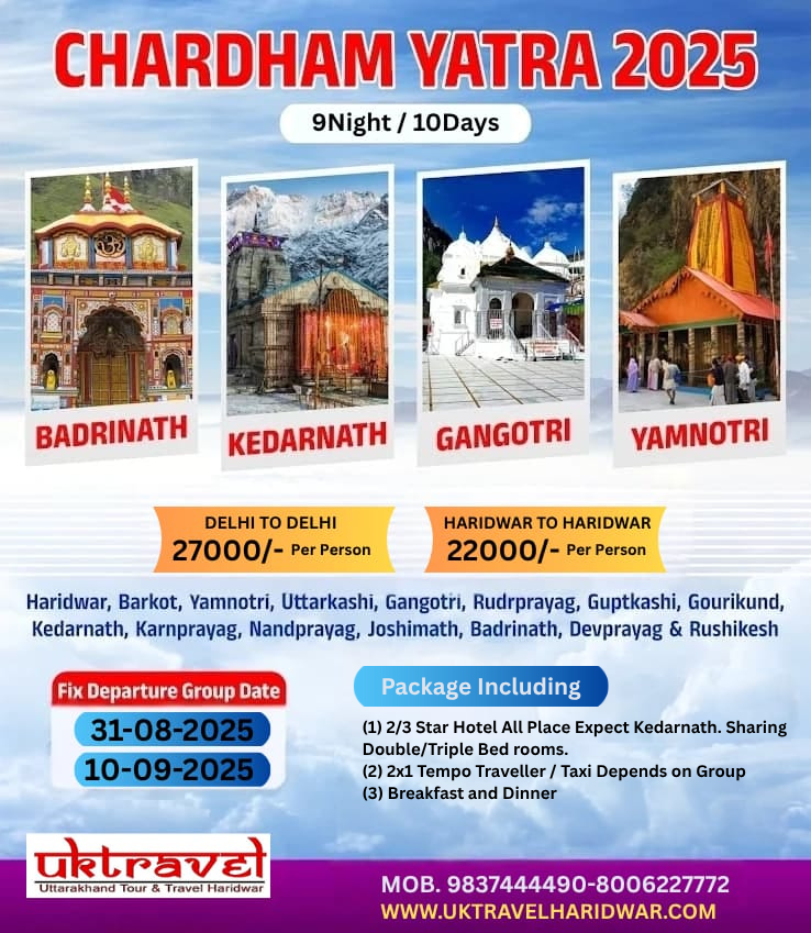 Chardham Yatra package Update 1 Uttarakhand Travels Haridwar